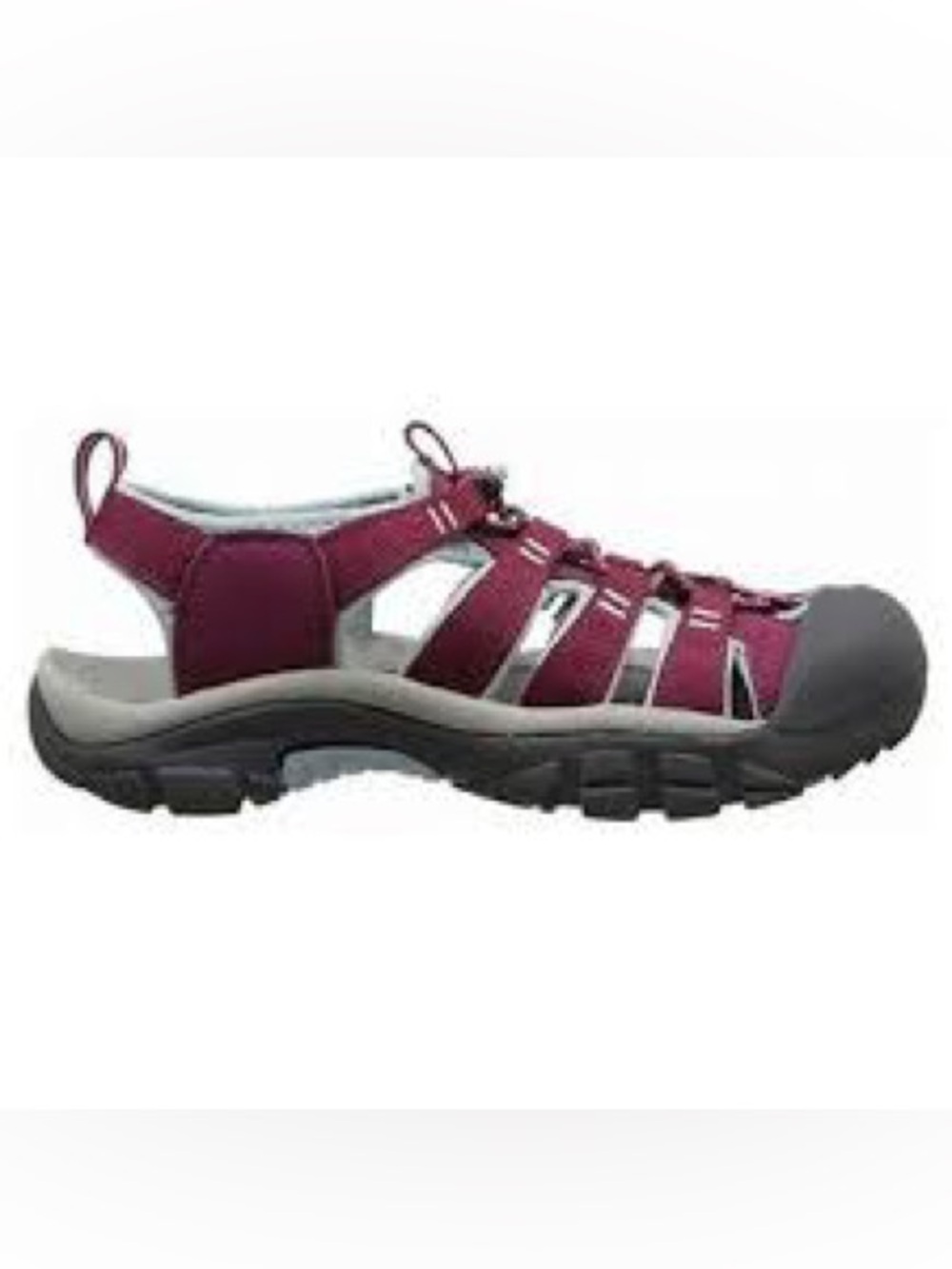 KEEN Newport H2 Women’s 7 Red Gray Water Hiking Sandals Closed Toe